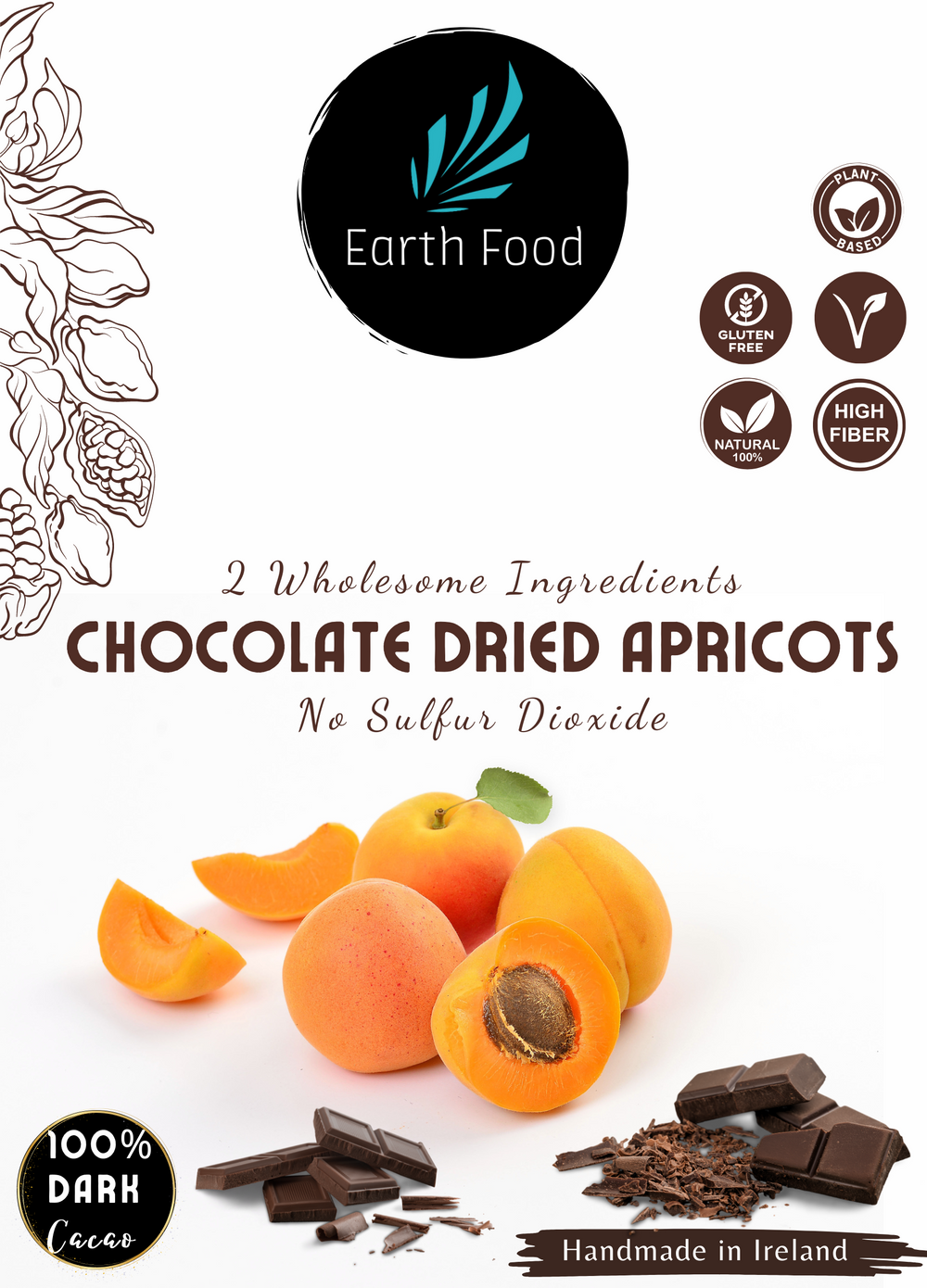 Chocolate Coated dried Apricots (200g)