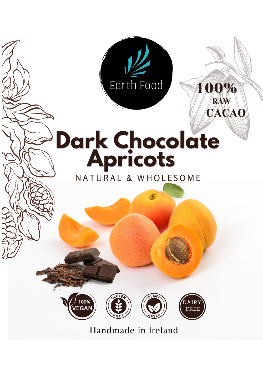 Dark Chocolate Dried Apricots (150g)