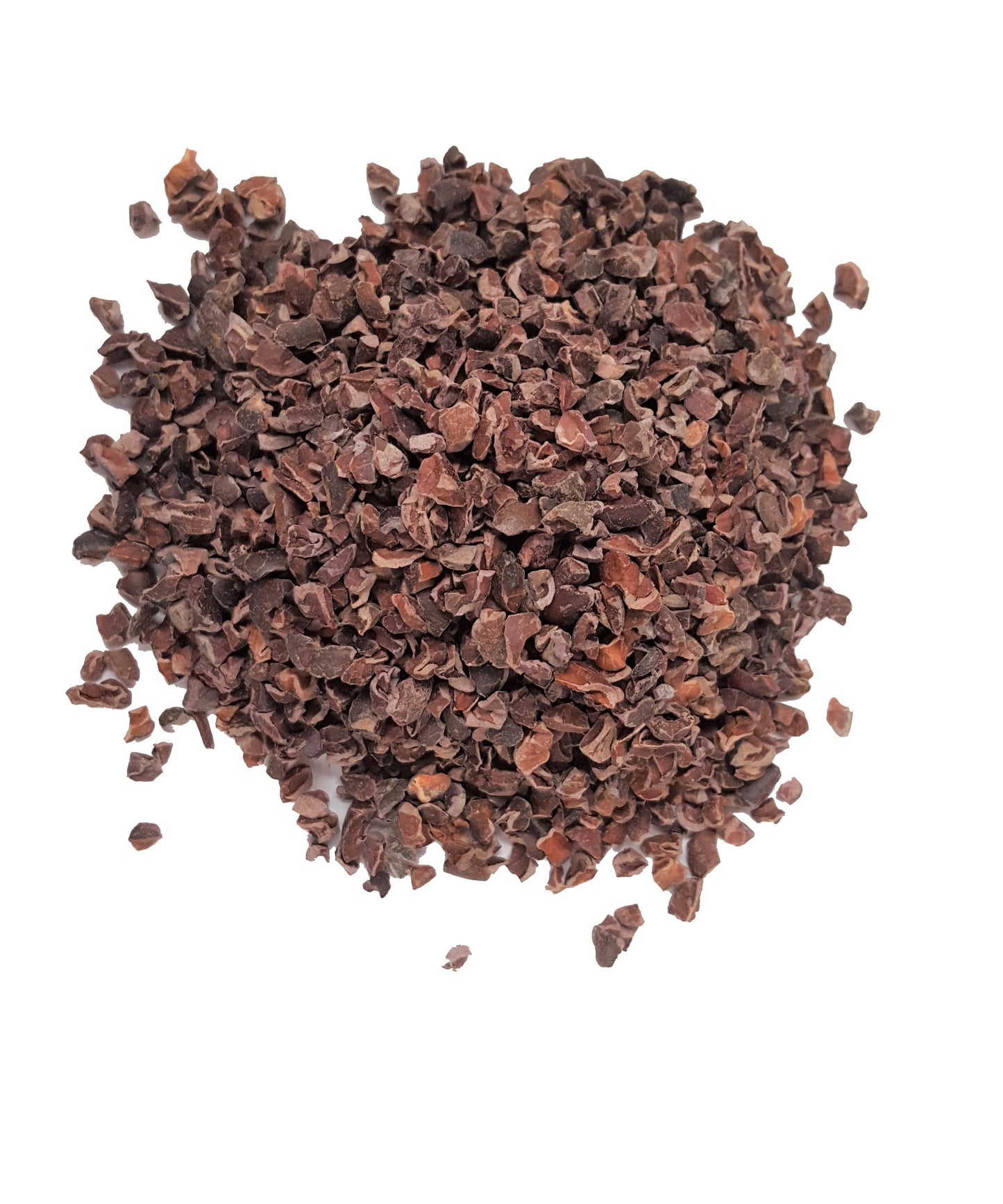 
                  
                    Organic Peruvian cacao nibs
                  
                